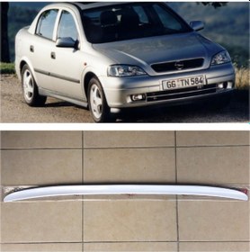 Resim Opel Astra G Bagaj Üstü Spoiler Bagaj Çıtası Parlak Beyaz 
