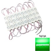 Resim Şanled 3 Ledli Parmak Led Modül 1.5w 2835 Smd Mercekli Yeşil Işık 10'lu 