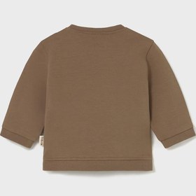 Resim MAYORAL Newborn Erkek Bebek Sweatshirt Kahverengi 