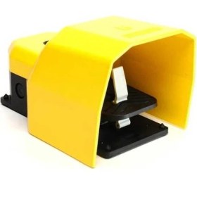 Resim Emas PDKS11GX10 Pdk Serisi Metal Korumalı 2*(1no+1nc) Tekli Sarı Plastik Pedal 
