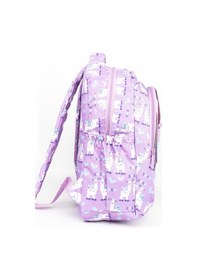 Resim Necati Çanta Çok Gözlü Figürlü Astarlı İlkokul Sırt Çantası Lila-1138 