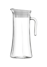 Resim LAV Truva Cam Sürahi Tekli 1,4 L Kulplu Beyaz Plastik Kapaklı 