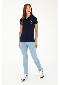 Resim U.S. Polo Assn. Kadın Açık Mavi Skinny High Waist Fit Jean Pantolon 50280332-DN0021 