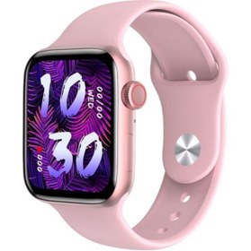Resim MADEPAZAR Hw22 Pro Max Pembe Suya Dayanıklı Tüm Telefonlarla Uyumlu Kalite Akıllı Saat 