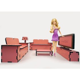 Resim Barbi Uyumlu Oturma Grubu 