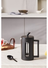 Resim Karaca Leya Kaşık Hediyeli Borosilikat Cam French Press 600 ml 