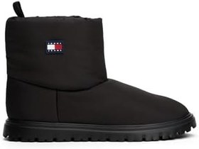Resim TOMMY HILFIGER TOMMY HILFIGER Kadın Marka Logolu Su Tutmaz Sıcak Astarlı Kışlık Kullanıma Uygun Siyah Bot & Bootie EN0EN02823 BDS 