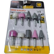 Resim Meşem Mini Kalıpçı Taşlama Seti 10 Parça 