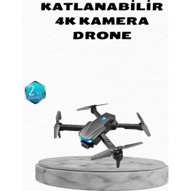 Resim 4K Kamera Özellikli Katlanabilir Drone Wi-Fi ve Yükseklik Sabitlemeli 