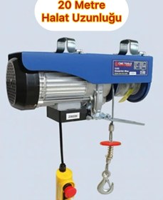 Resim CMC Tools CMC8588 Mini Elektrikli Vinç 125 - 250 kg 510 Watt 