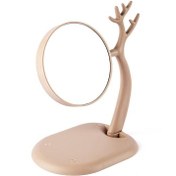 Resim Lionesse Çift Taraflı Masaüstü Aynası Ağac Figürlü Pembe 