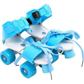 Resim Homyl Çocuklar İçin Ayarlanabilir Paten Dört Tekerlek 3 Mavi Mavi 