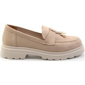 Resim Bej Kadın Loafer Ayakkabı K01997010572 Çok Renkli 
