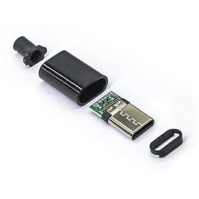 Resim Ic-266B1 Type-C Erkek Seyyar Kapaklı Telefon Şarj Cihazı Ucu 5 Adet 