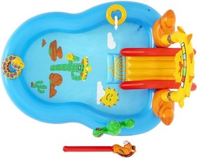 Resim Nessiworld Bestway Vahşi Batı Oyun Havuzu 264 x 188 x 140 cm 53118 