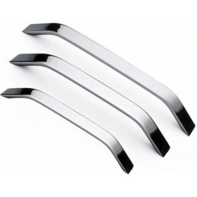 Resim Eko Şahin Alüminyum Metal Lüks Modern Mobilya Çekmece Mutfak Dolabı Kulpu Krom 160mm 