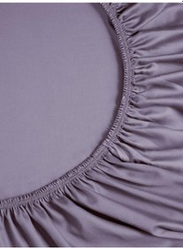 Resim Geniş Yataklara Uygun Saten Çarşaf Kaygan Dokulu, Modern Şıklık 