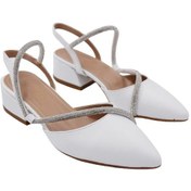 Resim Wiesse Kadın Kısa Topuklu Ayakkabı BEYAZ Beyaz 