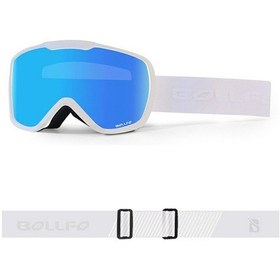 Resim Çift Katmanlı Buğu Önleyici Pc+tpu Kayak Gözlüğü Erkek Kadın - Mavi 