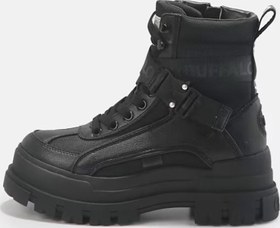 Resim Buffalo Kadın Oxford ( Klasik) 1622077 Buffalo ASPHA COM1 - VEGAN NAPPA/NYLON - Black 