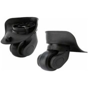 Resim Lemestar Sessiz Tekerlekler 2 Adet - Pp+pet Malzeme - 300 Gr - 10.6x10.4x9 Cm - Valiz/seyahat Çantası Tekerlek Aksesuarı - 