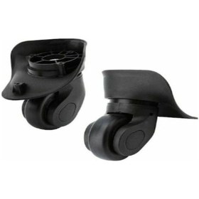 Resim Lemestar Sessiz Tekerlekler 2 Adet - Pp+pet Malzeme - 300 Gr - 10.6x10.4x9 Cm - Valiz/seyahat Çantası Tekerlek Aksesuarı - 