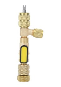 Resim Kosona Bakır Vana Çekirdek Değiştirme Aracı - 1/4" Ve 5/16" Bağlantılar İçin, Soğutucu Kaybı Olmadan Hızlı Montaj Ve Demontaj 