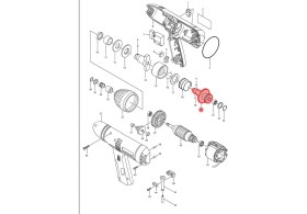 Resim Makita 6904V Komple Mil Ürün Kodu 153210-9 
