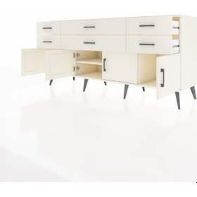 Resim Hyperion Konsol 2 Raflı 6 Çekmeceli 4 Kapaklı 176x44x83 Aytaşı-aytaşı Aytaşı 