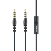 Resim Syrox C118 Audio Aux Mikrofonlu Ses Aktarım Kablosu 3.5mm 1.5mt 