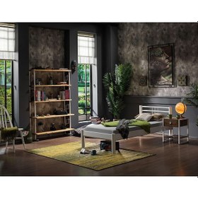 Resim Bedliga Asos-S Ferforje Metal Tek Kişilik Karyola 