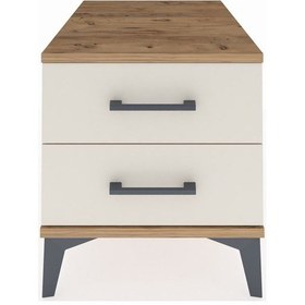 Resim Kronos Komodin 2 Çekmeceli 44x59x48 Çam-aytaşı Çam 