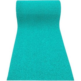 Resim 1X6 Turkuaz Kıvırcık Halı Paspas 14 Mm Bzözm7 
