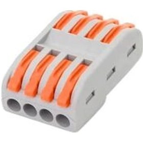 Resim Dörtlü Kablo Birleştirici Klemens Mandalı - 5 Adet 