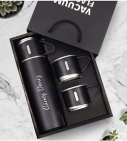 Resim OMZ ÇANTALI 500ML 3 PARÇA BARDAKLI ÇELİK TERMOS SETİ (4767) - MCT4536-9749 0,89 L Çok Renkli 