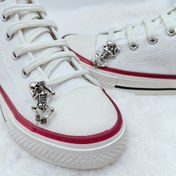 Resim 2 adet- Ayakkabı Süsleme Seti - Rahat Ayakkabılar, Sneakerler ve Daha Fazlası İçin Uygun, Serin Kafatasılarla Ayrılabilir Alaşım Aksesuarlar Sunar, Çeşitli Festival ve Partiler İçin Mükemmel, Ayakkabı Aksesuarları İçin İdeal Bir Seçenek 