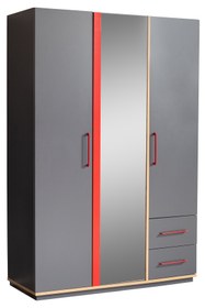 Resim Setay Antre Genç Odası - 3 Kapılı Dolap, Karyola, Komodin 