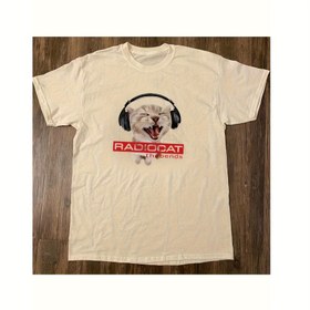 Resim Radiohead The Bends Albüm Kapağı Kulaklıklı Kedi Grafikli Tişört - Erkekler için Günlük Kısa Kollu Yuvarlak Yaka Tee, Açık Bej Müzik Hayranları İçin Hediye, Makinede Yıkanabilir Yazlık Üst, Radiohead T-Shirt, Rahat Giyim, Cesur Baskılı Gömlek, Dayanıklı Baskı Kalitesi 
