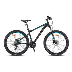 Resim Kron 29J KRON XC 100 HD DAĞ BİSİKLETİ - MAT SİYAH GRİ TURKUAZ - 51 KADRO 