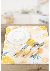 Resim Baskılı Bulaşık Kurutma Matı 42x50 Cm Mf-071 