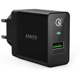 Resim Anker PowerPort 1 18W QuickCharge 3.0 Hızlı Şarj Adaptörü 