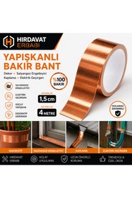 Resim HIRDAVAT ERBABI BAKIR BANT YAPIŞKANLI EN 2 CM BOY 4 METRE KALINLIK 0,04 