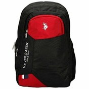 Resim U.S. Polo Assn. Sırt Çantası Siyah Bordo 22127 