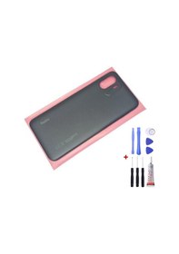 Resim Xiaomi Redmi A1 Siyah Arka Cam Kapak Pil Kapağı Tamir Set B7000 Set Siyah 