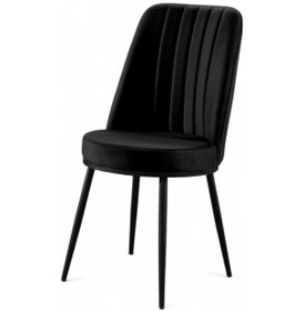 Resim Gold Sandalye - Soho Siyah -metal Siyah Ayak 