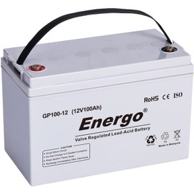 Resim ENERGO 12 Volt 100 Ah Bakımsız Kuru Akü - Ups Akü 