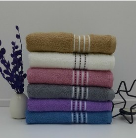 Resim Sertay 50x90 Eko Kare Armül El/yüz Havlusu 12'li 6 Renk 