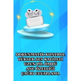 Resim Zero Land Ilkeshop Akıllı Saat ve Kulaklık Seti Bildirim Görme Arama Cevaplama Anc Özelliği 