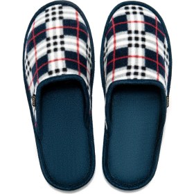 Resim David Polar Erkek Ev Terliği Beyaz/lacivert 41/46 