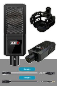 Resim Midex Central-gr Pack-1 Stüdyo Kayıt Ekipmanları Glx-700gr Ses Kartı Mx-2020 Stüdyo Mikrofon 